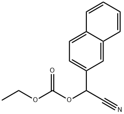 Carbonic acid, cyano-2-naphthalenylmethyl ethyl ester Structure