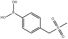 Boronic acid, B-[4-[(methylsulfonyl)methyl]phenyl]-,959861-32-6,结构式