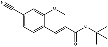 2-Propenoic acid, 3-(4-cyano-2-methoxyphenyl)-, 1,1-dimethylethyl ester, (2E)-|