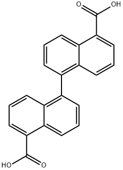 1,1'-联萘-5,5'二甲酸 结构式