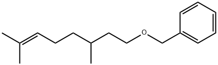 Benzene, [[(3,7-dimethyl-6-octen-1-yl)oxy]methyl]- Structure