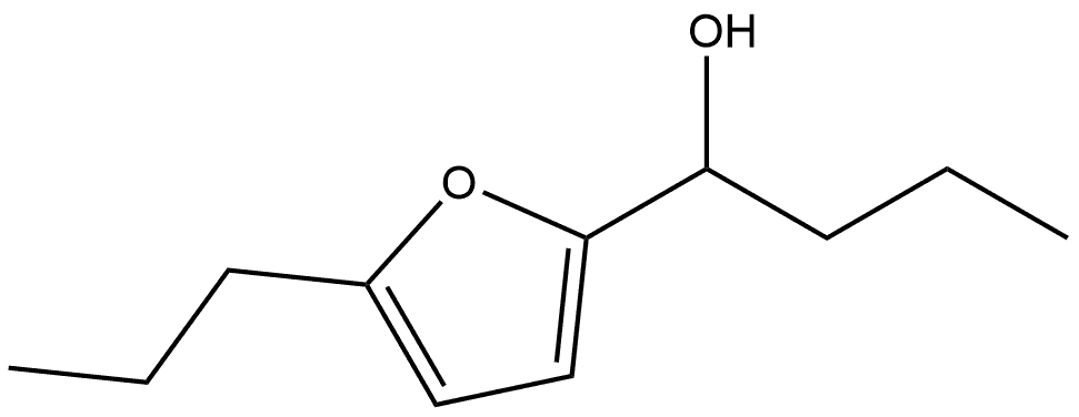 α,5-Dipropyl-2-furanmethanol Structure