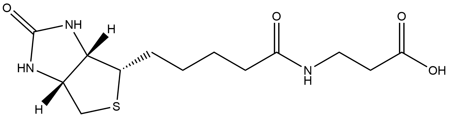 N-Biotinyl-b-alanine Structure