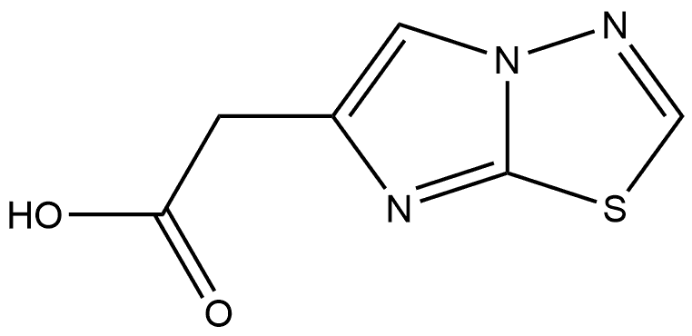 2-(imidazo[2,1-b][1,3,4]thiadiazol-6-yl)acetic acid Structure