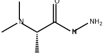 L-Alanine, N,N-dimethyl-, hydrazide 化学構造式