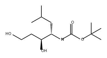 Carbamic acid, [2,4-dihydroxy-1-(2-methylpropyl)butyl]-, 1,1-dimethylethyl ester, [S-(R*,R*)]- (9CI)