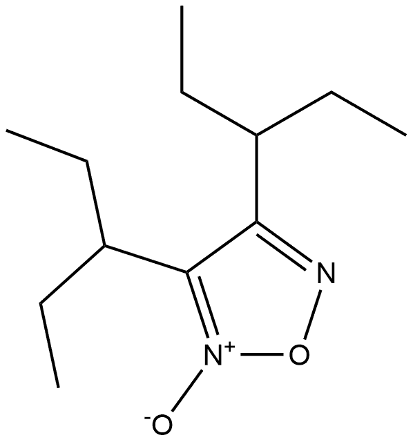 3,4-di(pentan-3-yl)-1,2,5-oxadiazole 2-oxide Structure