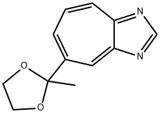 5-(2-METHYL-1,3-DIOXOLAN-2-YL)CYCLOHEPTIMIDAZOLE Structure