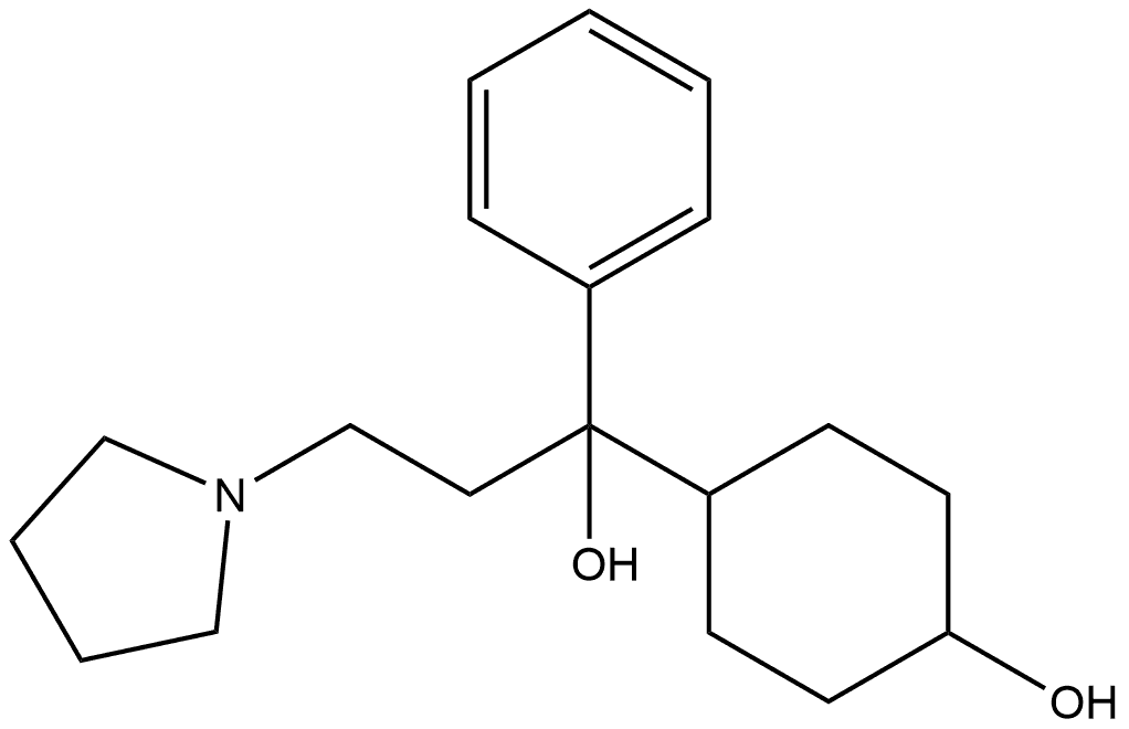 1-Pyrrolidinepropanol, α-(4-hydroxycyclohexyl)-α-phenyl-|丙环定杂质12