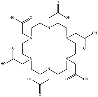 2,2',2'',2''',2'''',2''''-(1,4,7,10,16-六氮杂环十八烷-1,4,,7,10,13,16-六基)六乙酸 结构式