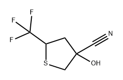 3-Thiophenecarbonitrile, tetrahydro-3-hydroxy-5-(trifluoromethyl)- (9CI)