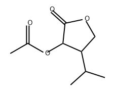 2(3H)-Furanone, 3-(acetyloxy)dihydro-4-(1-methylethyl)-