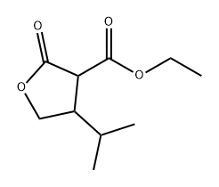 3-Furancarboxylic acid, tetrahydro-4-(1-methylethyl)-2-oxo-, ethyl ester