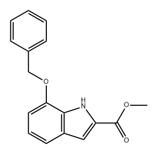 1H-Indole-2-carboxylic acid, 7-(phenylmethoxy)-, methyl ester