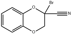 1,4-Benzodioxin-2-carbonitrile, 2-bromo-2,3-dihydro- Structure