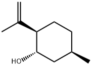Cyclohexanol, 5-methyl-2-(1-methylethenyl)-, (1S,2R,5R)- Structure