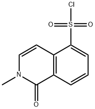 5-Isoquinolinesulfonyl chloride, 1,2-dihydro-2-methyl-1-oxo- Structure