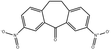 5H-Dibenzo[a,d]cyclohepten-5-one, 10,11-dihydro-3,7-dinitro- Structure