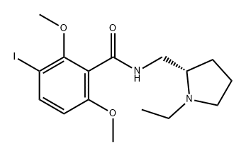 Benzamide, N-[[(2S)-1-ethyl-2-pyrrolidinyl]methyl]-3-iodo-2,6-dimethoxy-