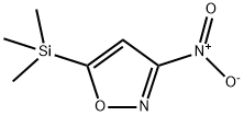 3-Nitro-5-(trimethylsilyl)isoxazole 化学構造式