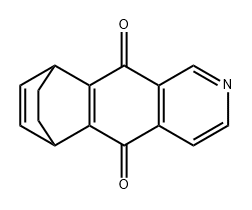 6,9-Ethanobenz[g]isoquinoline-5,10-dione, 6,9-dihydro- Structure