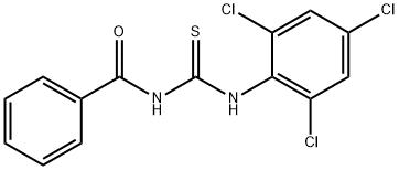 Benzamide, N-[thioxo[(2,4,6-trichlorophenyl)amino]methyl]-,96938-54-4,结构式