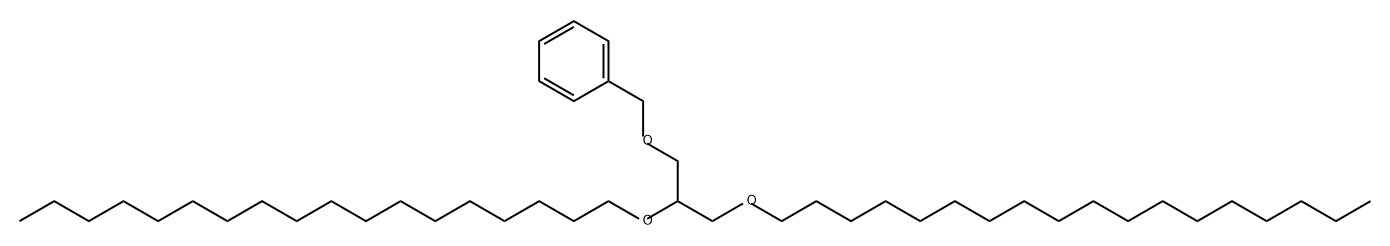 Benzene, [[2,3-bis(octadecyloxy)propoxy]methyl]- Struktur
