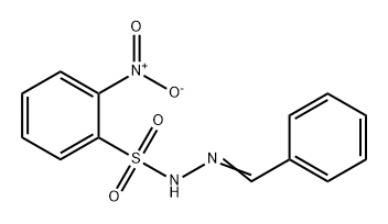 Benzenesulfonic acid, 2-nitro-, 2-(phenylmethylene)hydrazide