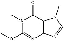 2-Methoxy-1,7-dimethyl-1H-purin-6(7H)-one,97184-72-0,结构式
