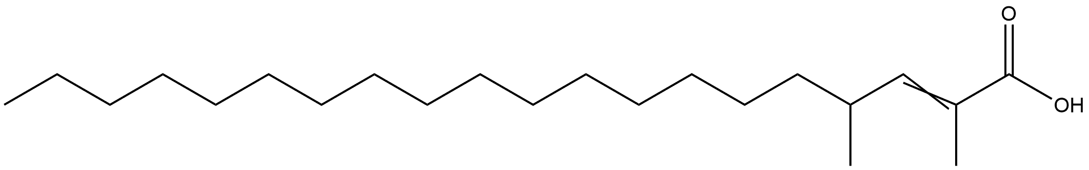 2,4-Dimethyl-2-eicosenoic acid Structure