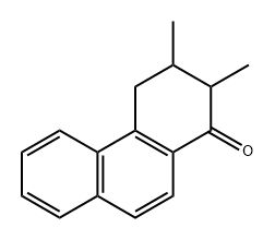 1(2H)-Phenanthrenone, 3,4-dihydro-2,3-dimethyl- Struktur