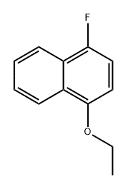 Naphthalene, 1-ethoxy-4-fluoro- Struktur