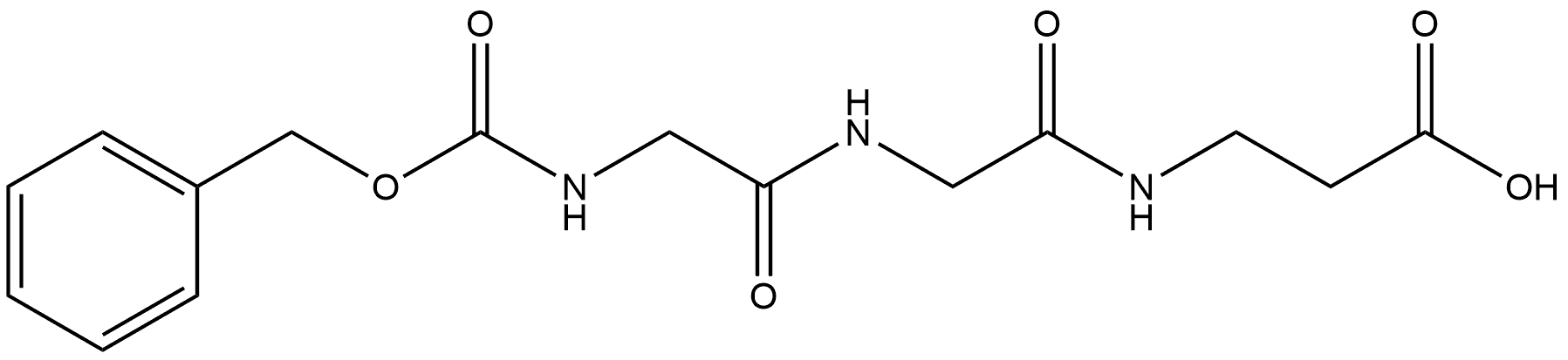 β-Alanine, N-[N-(N-carboxyglycyl)glycyl]-, N-benzyl ester (6CI,7CI) Structure