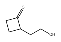 Cyclobutanone, 2-(2-hydroxyethyl)- Structure