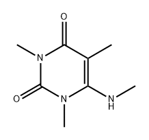 2,4(1H,3H)-Pyrimidinedione, 1,3,5-trimethyl-6-(methylamino)-