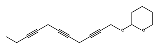 2H-Pyran, tetrahydro-2-(2,5,8-undecatriyn-1-yloxy)- 结构式