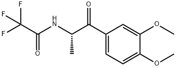 Acetamide, N-[2-(3,4-dimethoxyphenyl)-1-methyl-2-oxoethyl]-2,2,2-trifluoro-, (S)- (9CI) Structure