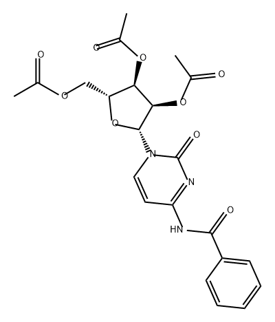 Cytidine, N-benzoyl-, 2',3',5'-triacetate|莫诺拉韦杂质5