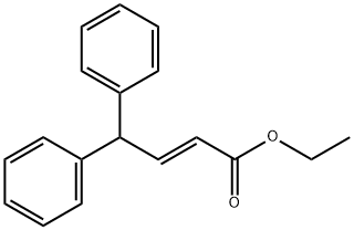 2-Butenoic acid, 4,4-diphenyl-, ethyl ester, (2E)- Structure