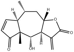 8-表-堆心菊灵 结构式