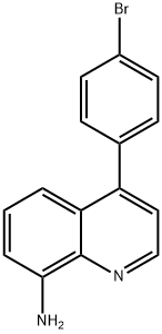 4-(4-Bromophenyl)quinolin-8-amine Struktur