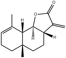 (3aS)-3aβ,4,5,5a,6,7,9aβ,9bα-Octahydro-5aβ,9-dimethyl-3-methylenenaphtho[1,2-b]furan-2(3H)-one Structure