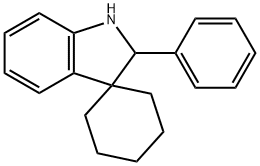 Spiro[cyclohexane-1,3'-[3H]indole], 1',2'-dihydro-2'-phenyl- 化学構造式