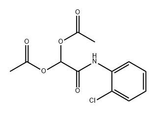 Acetamide, 2,2-bis(acetyloxy)-N-(2-chlorophenyl)-