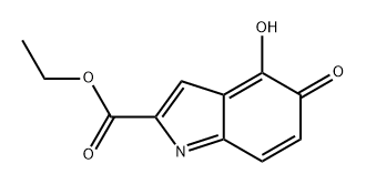 5H-Indole-2-carboxylic acid, 4-hydroxy-5-oxo-, ethyl ester Structure