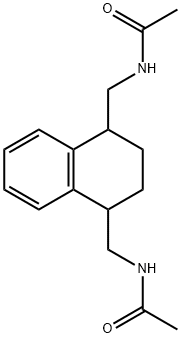 N,N''-((1,2,3,4-Tetrahydronaphthalene-1,4-diyl)bis(methylene))diacetamide Struktur