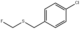 Benzene, 1-chloro-4-[[(fluoromethyl)thio]methyl]- 化学構造式