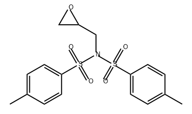 Benzenesulfonamide, 4-methyl-N-[(4-methylphenyl)sulfonyl]-N-(2-oxiranylmethyl)- Structure