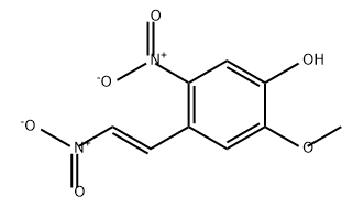 Phenol, 2-methoxy-5-nitro-4-(2-nitroethenyl)-, (E)- (9CI) 结构式