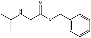 N-(1-Methylethyl)glycine phenylmethyl ester Struktur